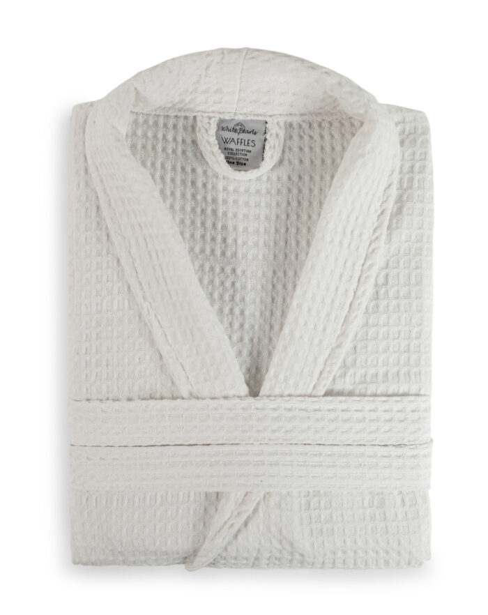 208385_source_1676305081 100% Cotton Lightweight Waffle Dressing Gown