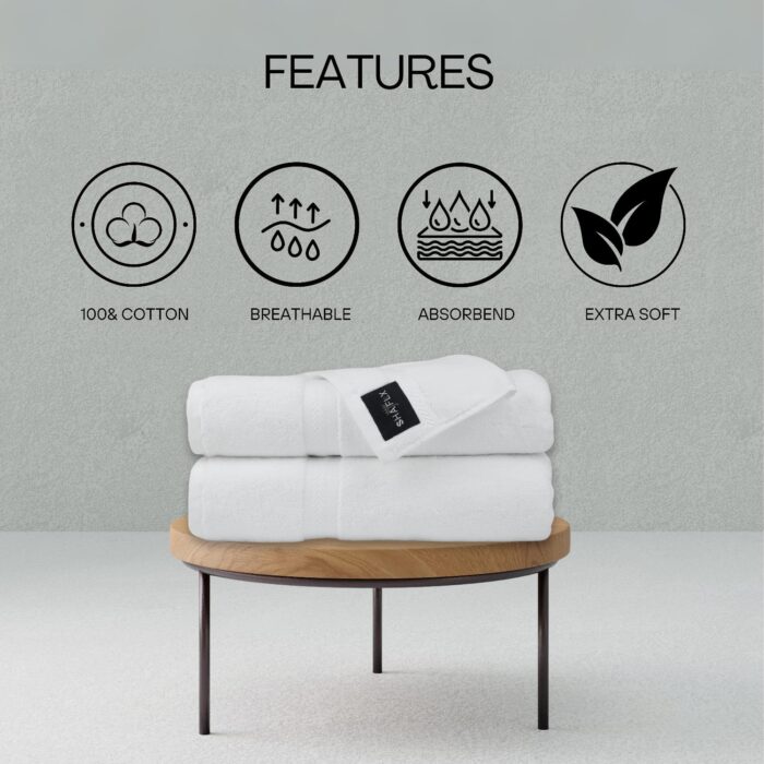 Premium Quality Towels (650 GSM) Colour: Silver