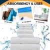 Premium Quality Towels (650 GSM) Colour: Silver