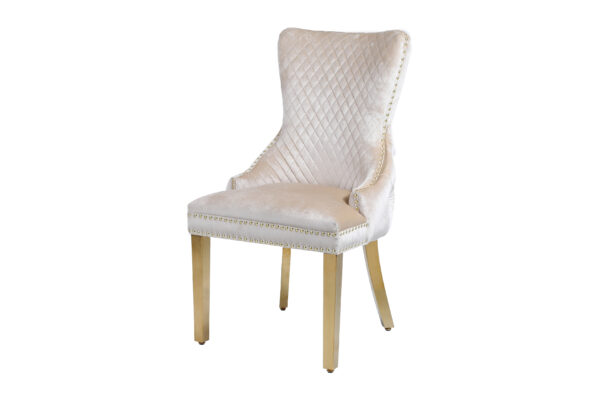 DC1003-1-1-600x400 Victoria Cream Gold Lion Knocker Dining Chair Set of 2