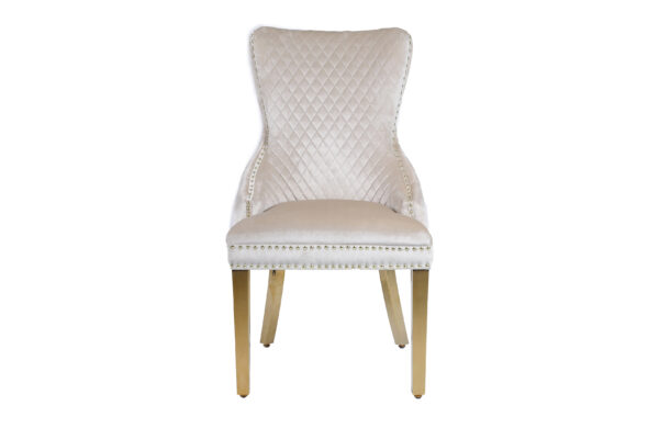 DC1003-2-600x400 Victoria Cream Gold Lion Knocker Dining Chair Set of 2