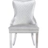 Victoria Silver Lion Knocker Dining Chair Set of 2
