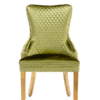 DC1016-3-600x900 Victoria Green Gold Lion Knocker Dining Chair Set of 2