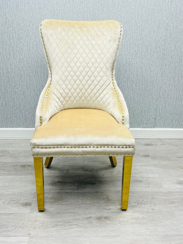 DC1023-5-600x800 Victoria Cream Gold Ring Knocker Dining Chair Set of 2
