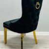 DC1024-3-600x800 Victoria Black Gold Ring Knocker Dining Chair Set of 2