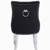 Valencia Black Chrome Leg Dining Chair Set of 2