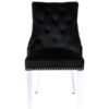 Valencia Black Chrome Leg Dining Chair Set of 2