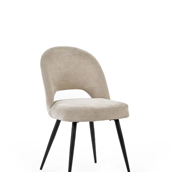 Set Of 2 Ella Dining Chairs Cream