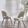 Set Of 2 Ella Dining Chairs Cream
