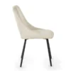 Set Of 2 Iris Boucle Dining Chairs Ivory
