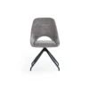 Set of 2 Jonah Swivel Return Dining Chairs Grey