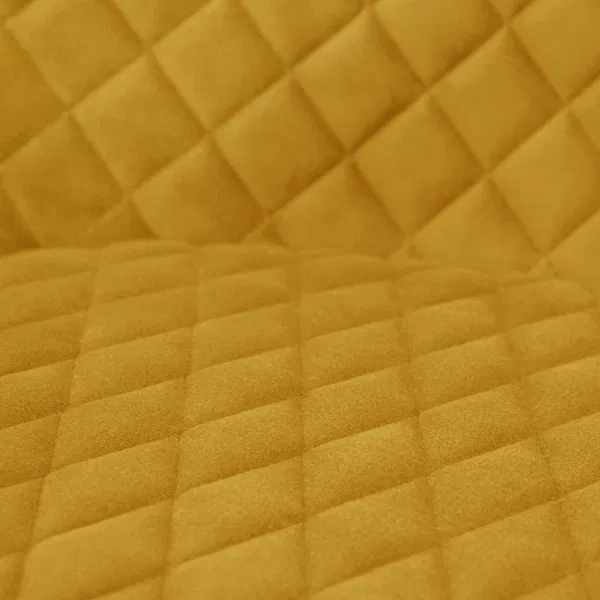 Set Of 2 Luxe Dining Chairs Yellow