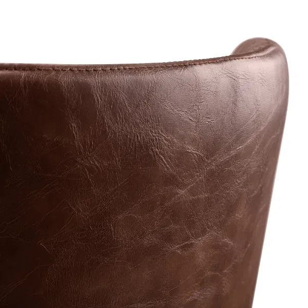 Set Of 2 Luxe Dining Chairs Brown