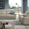 Cezanne Italian Real Leather Sofa 3 &  2 Seater 10 Years Guarantee