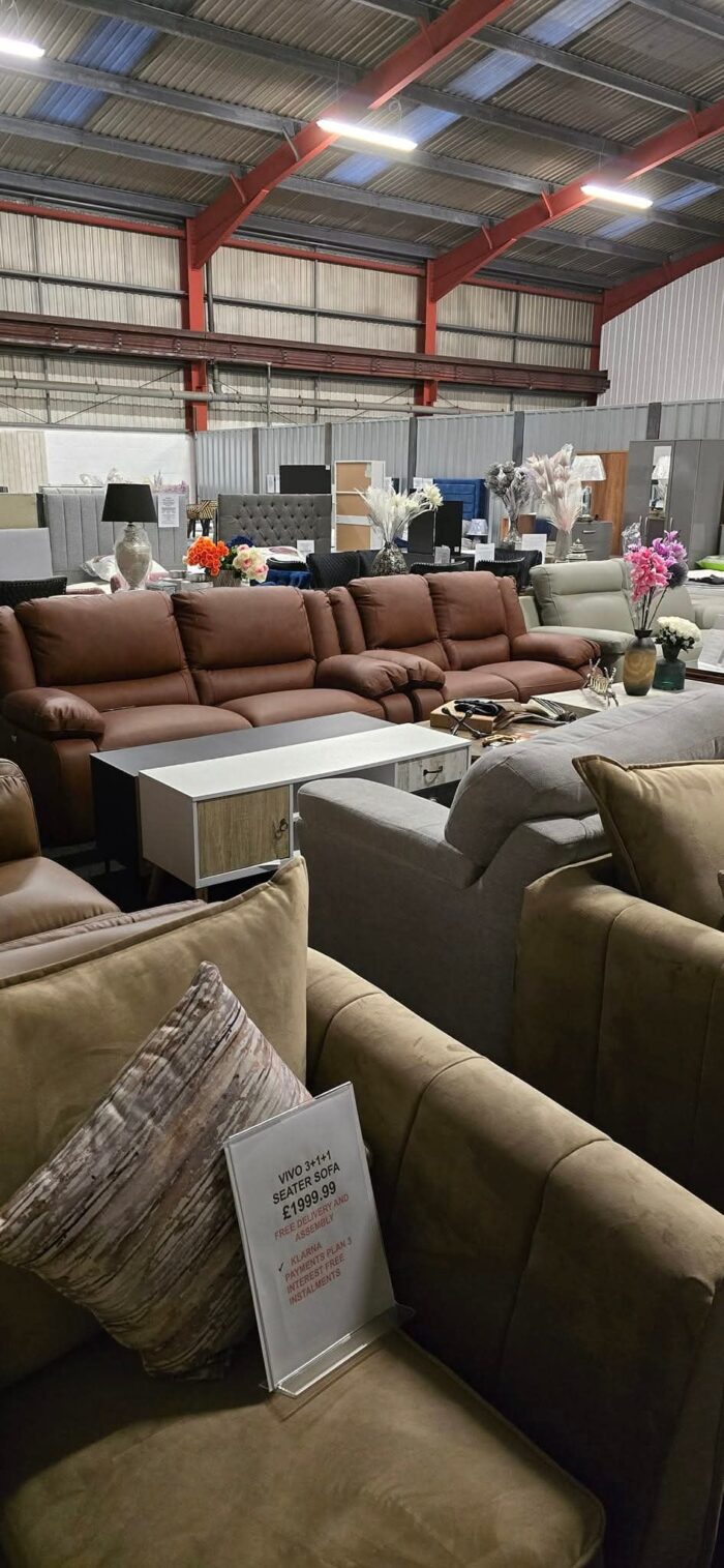 Virginia Italian Real Leather Sofa 3 &  2 Seater 10 Years Guarantee