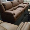 Virginia Italian Real Leather Sofa 3 &  2 Seater 10 Years Guarantee