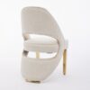 Santorini Cream Gold Dining Chair