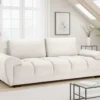 Azzuro Sofa Cream 3 Seater