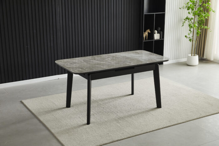 Arizona Extending Grey Ceramic Table