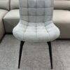 Monza Grey Fabric Dining Chair