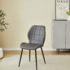 Oliver Grey PU Leather Effect Dining Chair
