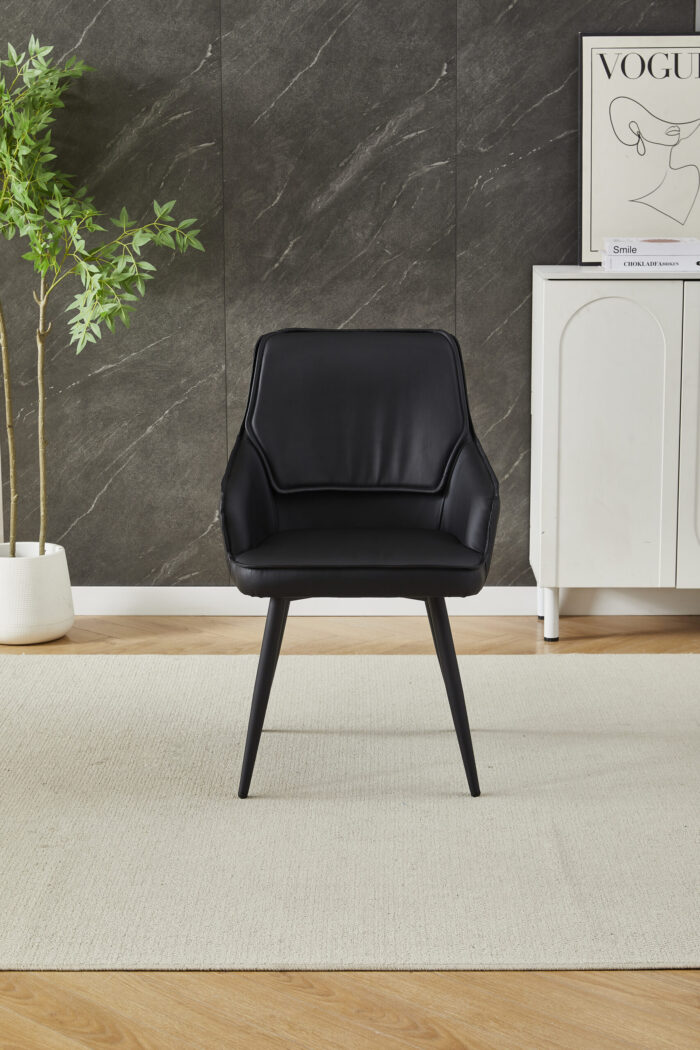 1 Palermo Black Dining Chair