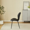 Oliver Black PU Leather Effect Dining Chair
