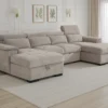 Alaya Sofabed Beige U Shape Corner