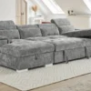 Alaya Sofabed Grey U Shape Corner