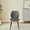Oliver Grey PU Leather Effect Dining Chair