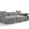 Alaya Sofabed Grey U Shape Corner