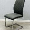 Atlantis Grey PU Dining Chair