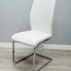 Atlantis White PU Dining Chair