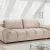 Azzuro Sofa Mocha 3 Seater