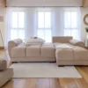 Azzuro Sofabed Mocha Universal Corner