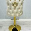 Victoria Cream Ring Knocker Breakfast Stool