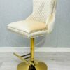 Victoria Cream Ring Knocker Breakfast Stool