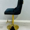 Victoria Black Ring Knocker Breakfast Stool