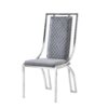 Windsor Grey & Silver Dining Chair