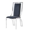 Windsor Black & Silver Dining Chair