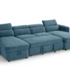 Capri Sofabed Blue U Shape Corner