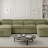 Capri Sofabed Green U Shape Corner