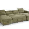 Capri Sofabed Green U Shape Corner