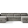 Capri Sofabed Grey U Shape Corner