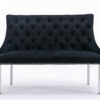 Majestic Black High Back Bench