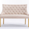Majestic Gold Mink High Back Bench