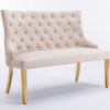 Majestic Gold Mink High Back Bench