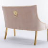 Majestic Gold Mink High Back Bench