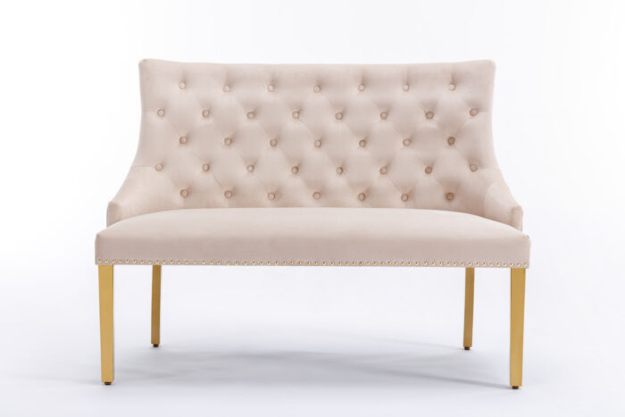 Majestic Gold Mink High Back Bench