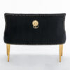 Majestic Gold Black High Back Bench